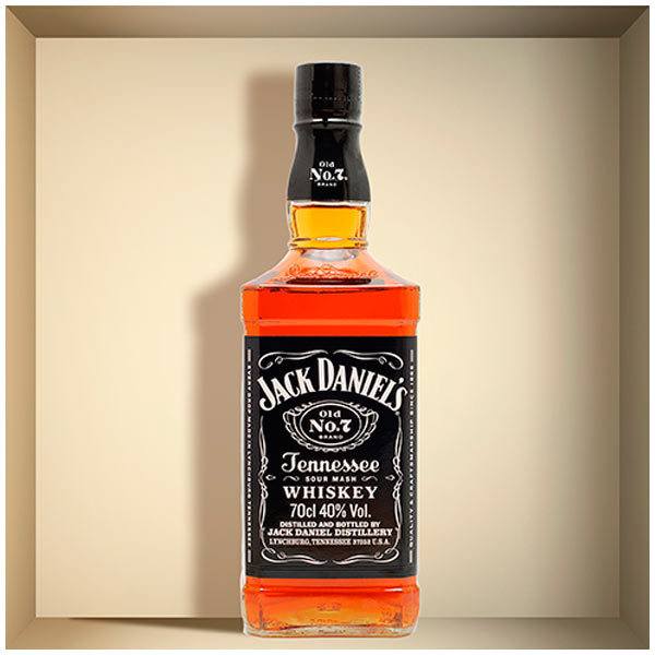 Wall Stickers: Bottle of Jack Daniels niche