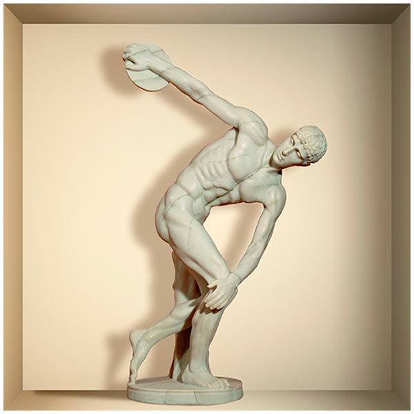 Wall Stickers: Discus Thrower of Myron niche