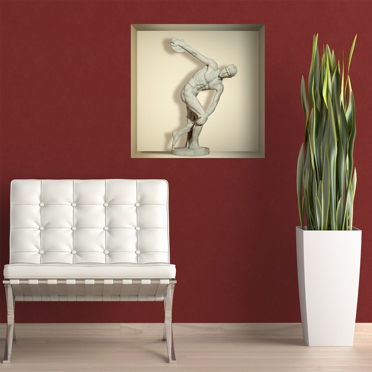 Wall Stickers: Discus Thrower of Myron niche