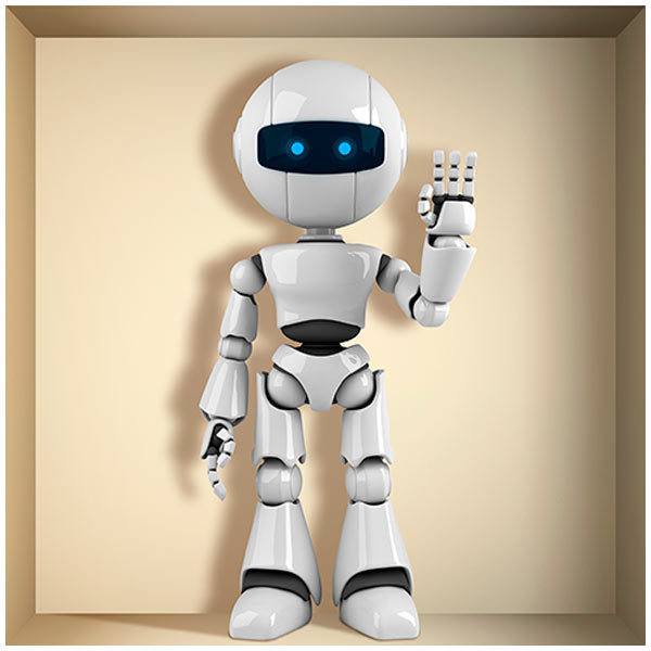 Wall Stickers: Niche with robot