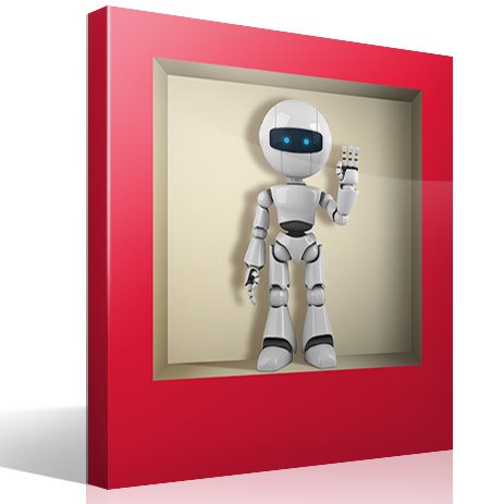 Wall Stickers: Niche with robot