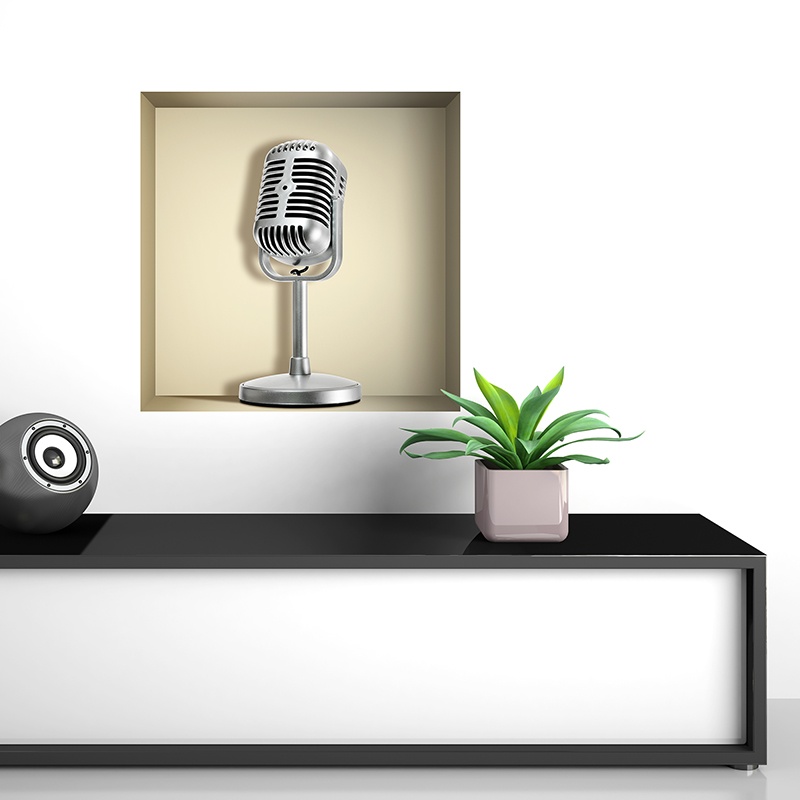 Retro Microphone niche