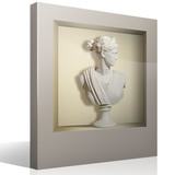 Wall Stickers: Greek marble bust niche 4