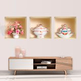 Wall Stickers: Niche Antique Crockery 3