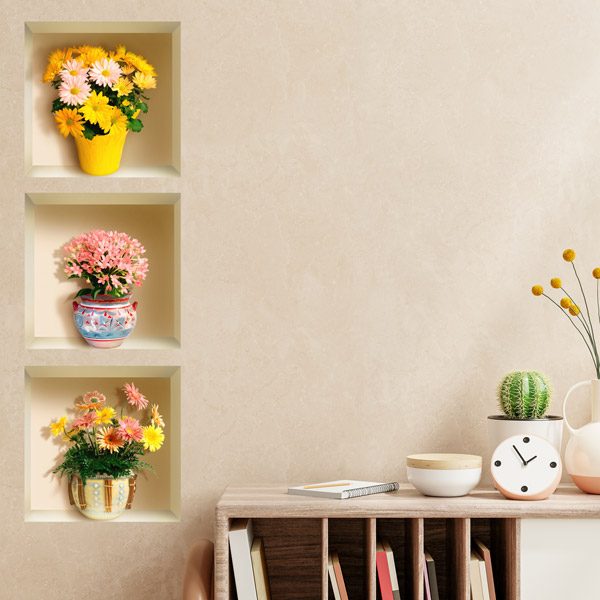 Wall Stickers: Niche Flowers