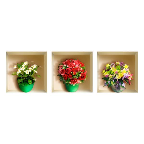 Wall Stickers: Bouquets of flowers Niche