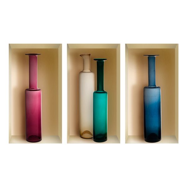 Wall Stickers: Niche Coloured Vases II