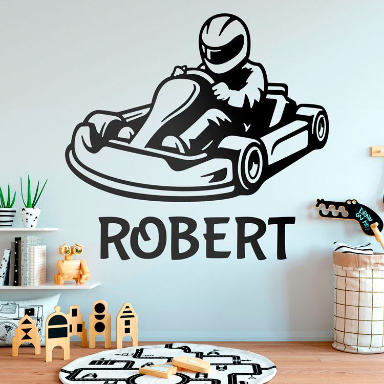 Stickers for Kids: Customized kart