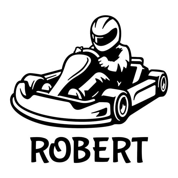 Stickers for Kids: Customized kart