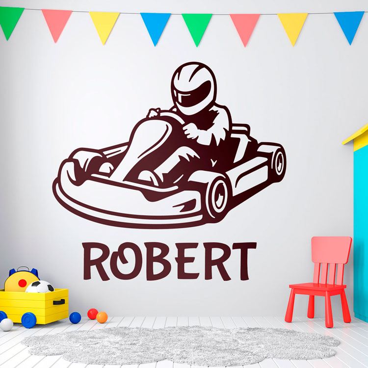 Stickers for Kids: Customized kart