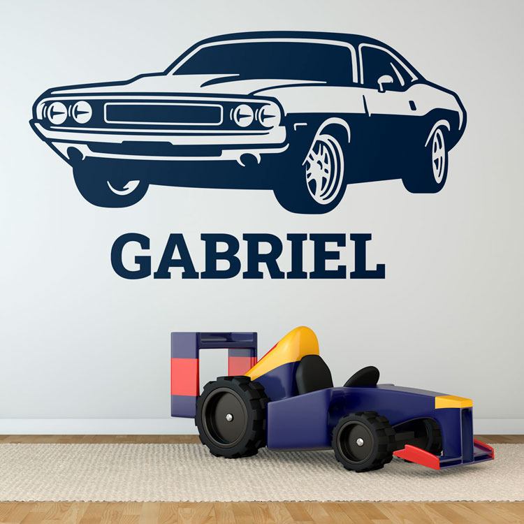Stickers for Kids: Customized Mustang