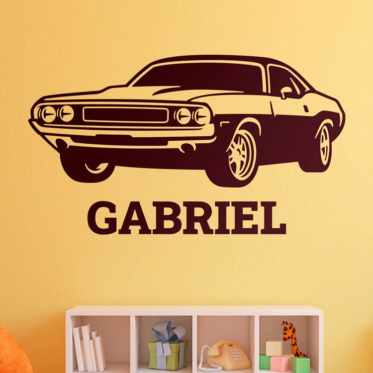 Stickers for Kids: Customized Mustang