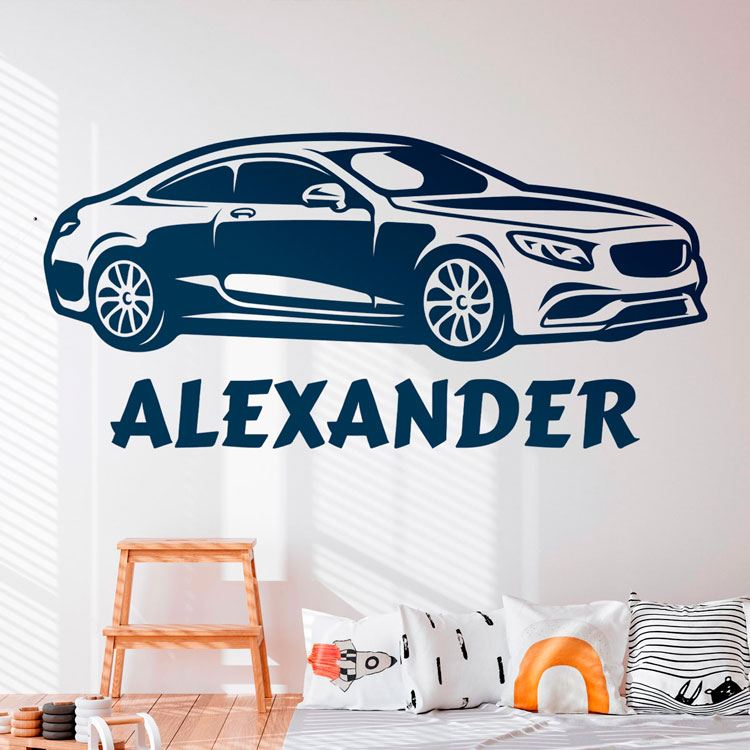 Stickers for Kids: Customized Sports Car 2