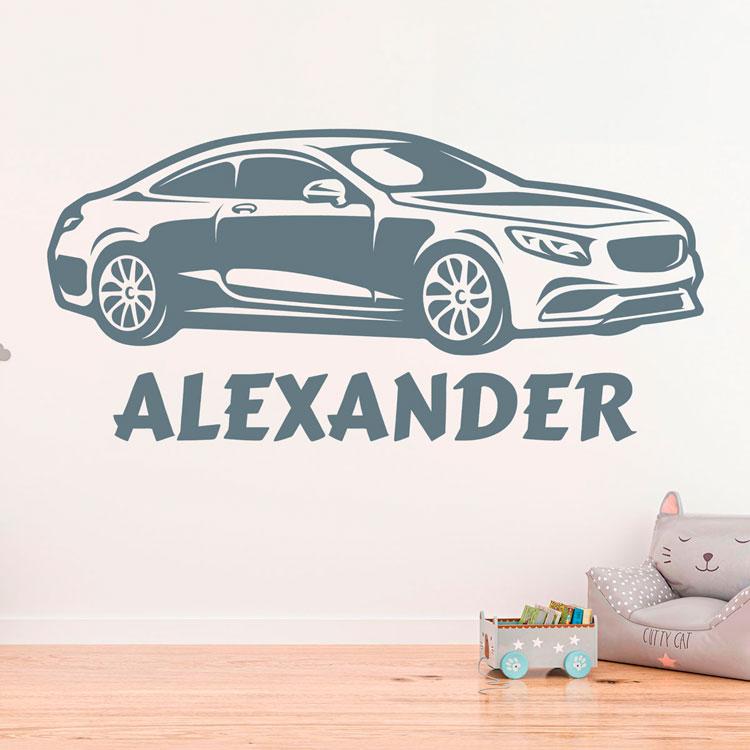 Stickers for Kids: Customized Sports Car 2