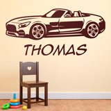 Stickers for Kids: Customized convertible sports car 2