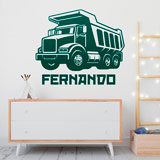 Stickers for Kids: Customized construction truck 2