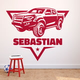 Stickers for Kids: Adventure 4x4 with Name 2