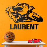 Stickers for Kids: MotoGP Racing Bike with Name
