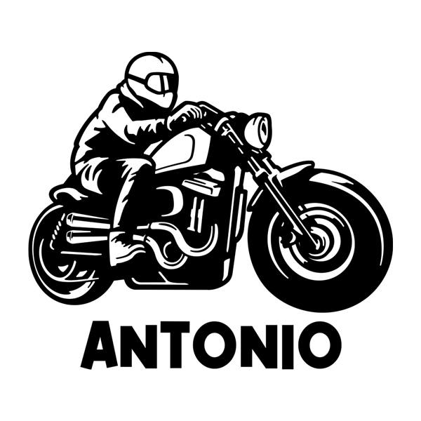 Stickers for Kids: Custom Chopper Bike with Name