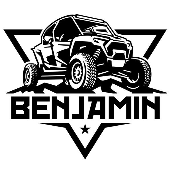 Stickers for Kids: Buggy with personalized name
