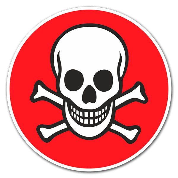 Car & Motorbike Stickers: Pirate Skull with Crossbones