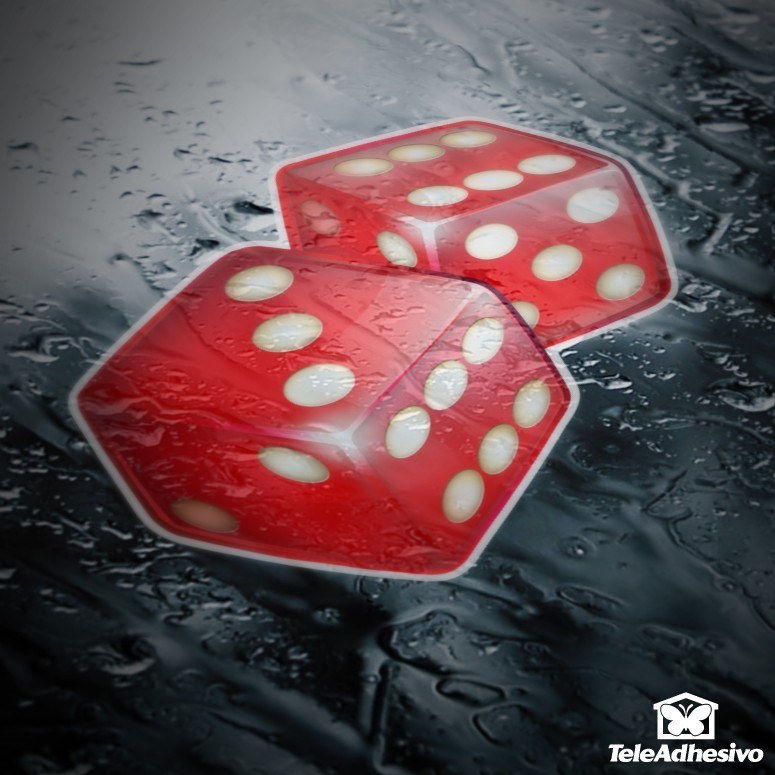 Car & Motorbike Stickers: Lucky Dice