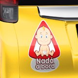 Car & Motorbike Stickers: Baby on board - Catalan 3