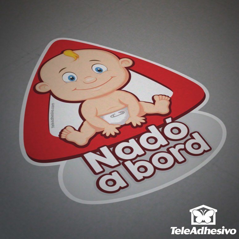 Car & Motorbike Stickers: Baby on board - Catalan