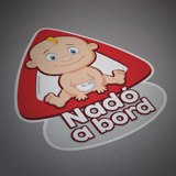 Car & Motorbike Stickers: Baby on board - Catalan 4