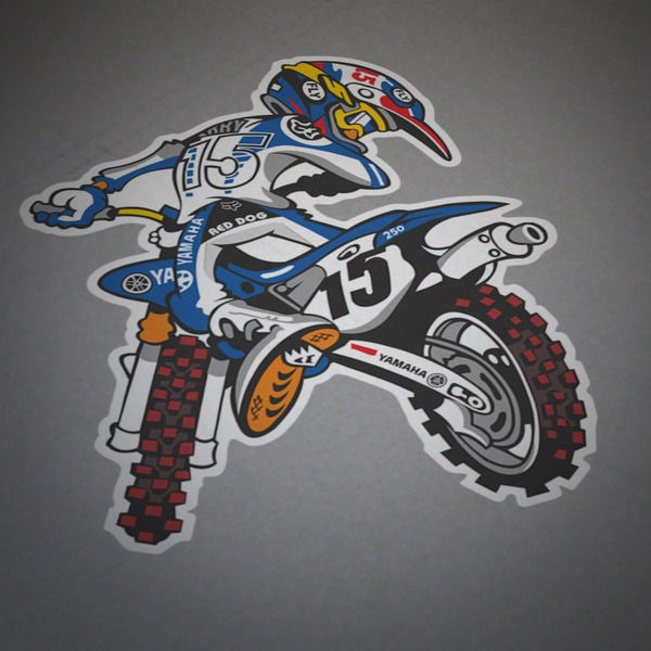 mur05 Sticker wall motocross ref