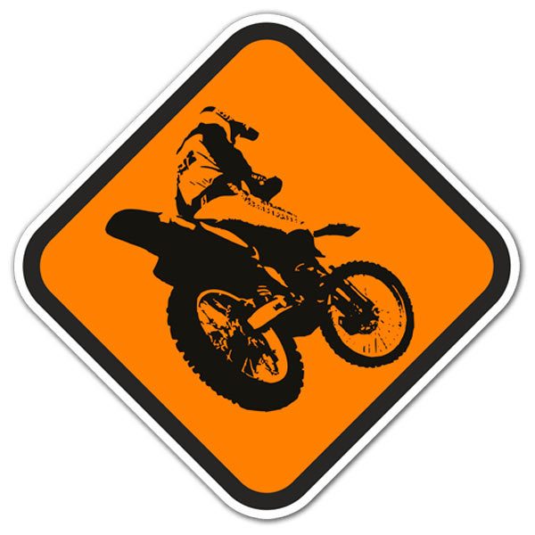 Car & Motorbike Stickers: Free style signal
