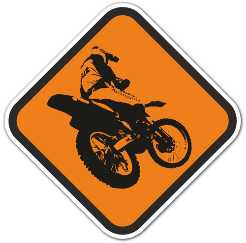 Car & Motorbike Stickers: Freestyle Sign