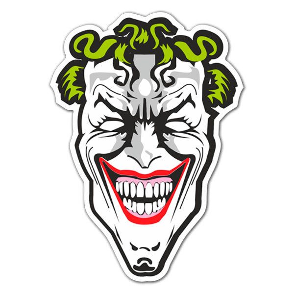 Car & Motorbike Stickers: The villain Joker