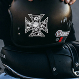Car & Motorbike Stickers: Cross of skulls 3