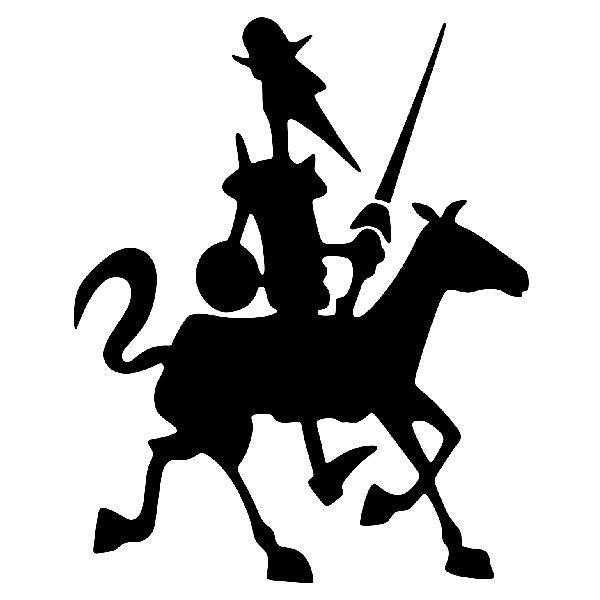 Car & Motorbike Stickers: Don Quixote