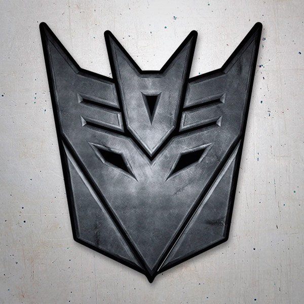 Car & Motorbike Stickers: Futuristic Decepticon Shield