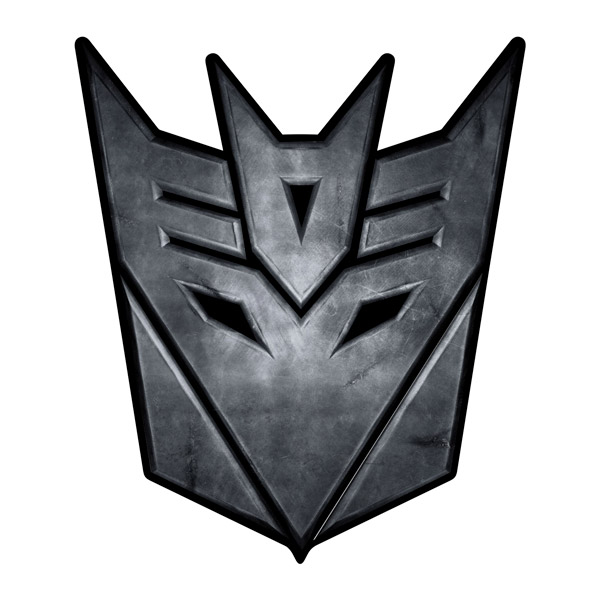 Car & Motorbike Stickers: Futuristic Decepticon Shield