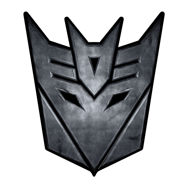 Car & Motorbike Stickers: Futuristic Decepticon Shield