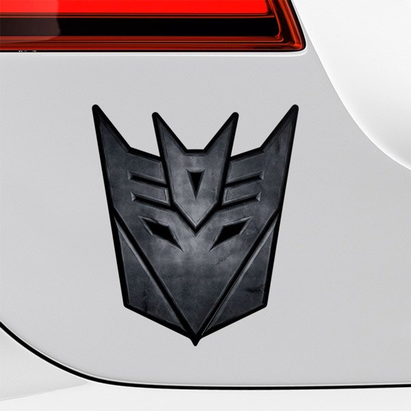 Car & Motorbike Stickers: Futuristic Decepticon Shield