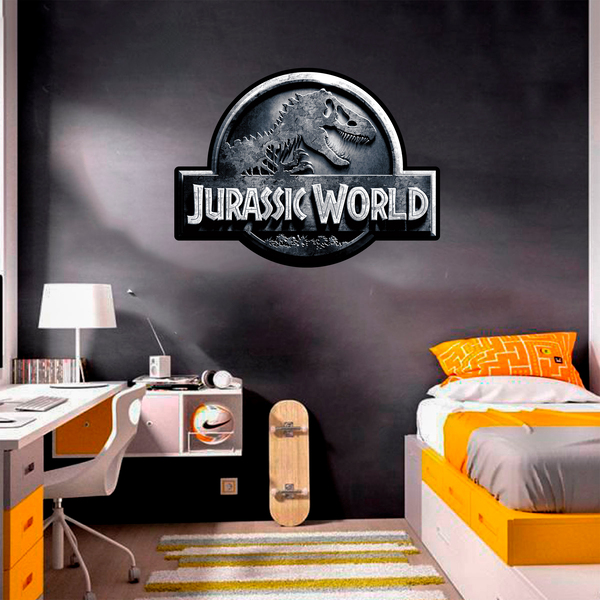 Car & Motorbike Stickers: Silhouette of Dinosaur Jurassic World