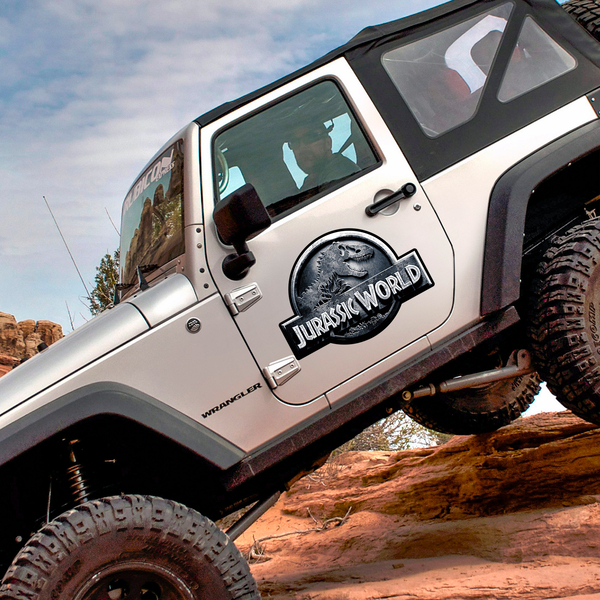 Car & Motorbike Stickers: Silhouette of Dinosaur Jurassic World