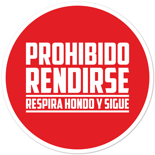 Car & Motorbike Stickers: Prohibido Rendirse (No surrender)