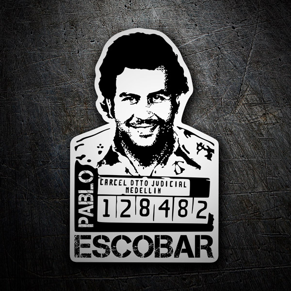 Car & Motorbike Stickers: Photo Pablo Escobar