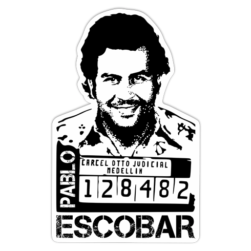Car & Motorbike Stickers: Photo Pablo Escobar