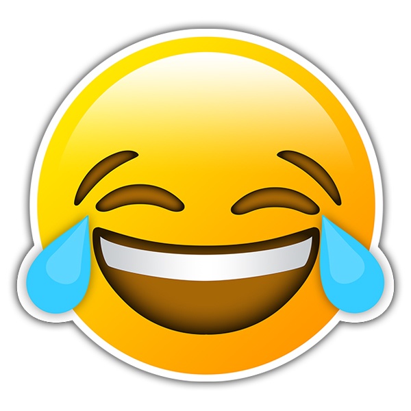 Car & Motorbike Stickers: Face With Tears of Joy