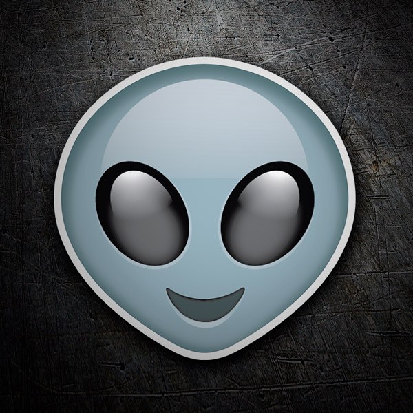 Car & Motorbike Stickers: Extraterrestrial Alien 1