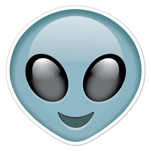 Car & Motorbike Stickers: Extraterrestrial Alien 0