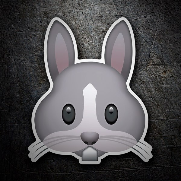 Car & Motorbike Stickers: Rabbit Face