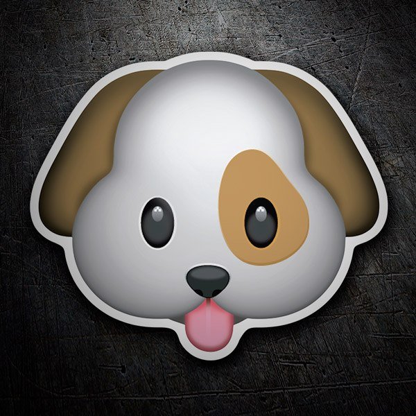 Car & Motorbike Stickers: Dog face