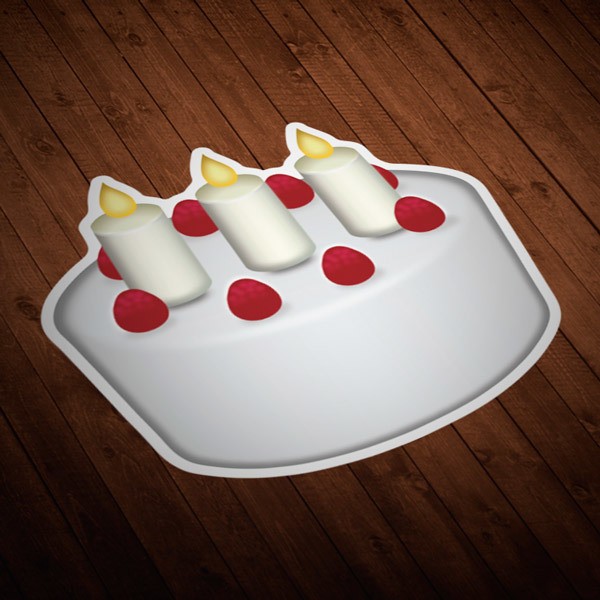 Sticker Birthday Cake MuralDecal.com